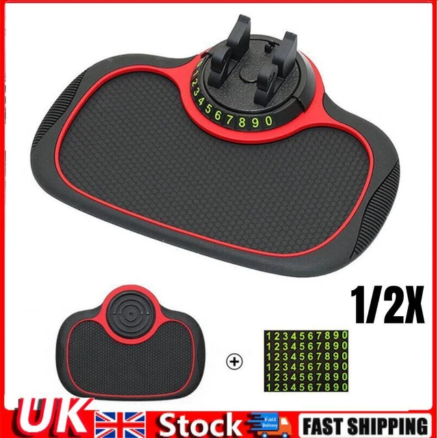 1-2X Multifunction Car Anti-Slip Mat Auto Phone Holder UK