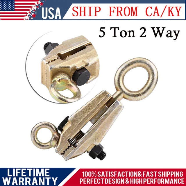 5 Ton Self-tightening 2 Way Frame Body Repair Small Mouth Pull Clamp Dent Puller