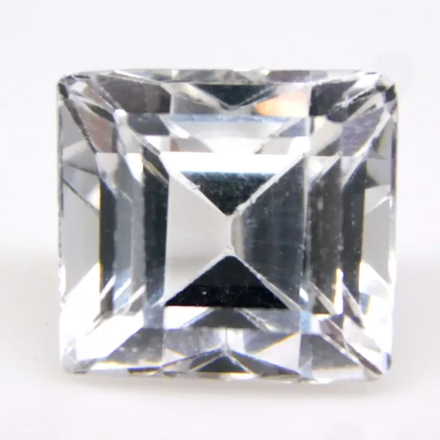 7.80 Ct Natural White Sapphire Rectangular Cut IGL Certified Stunning Gemstone