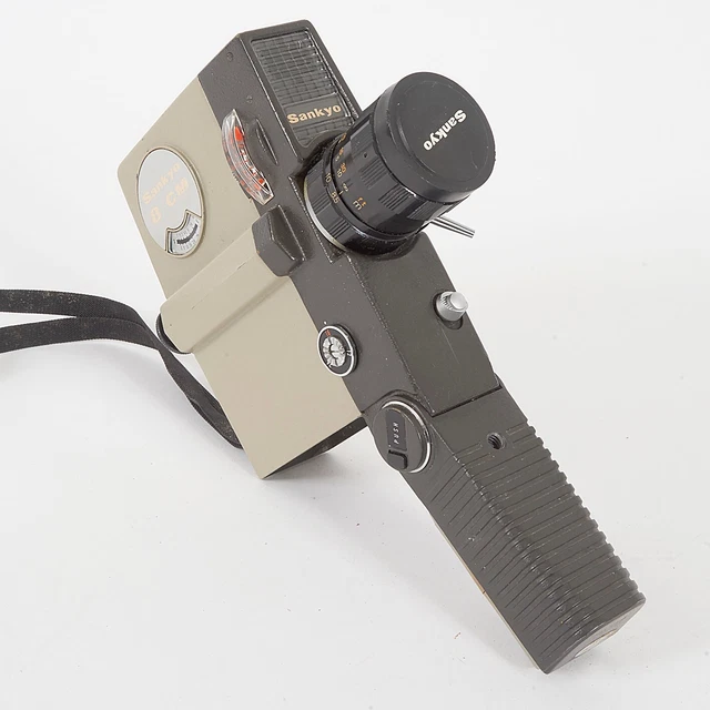 Caméra 8mm Ancienne Sankyo 8-CM – Zoom Pronon 8.5-26mm Made In Japan