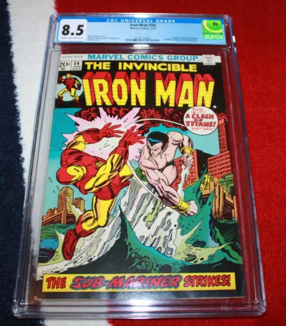 The Invincible Iron Man 54 CGC 8.5 1st Appearance Moondragon