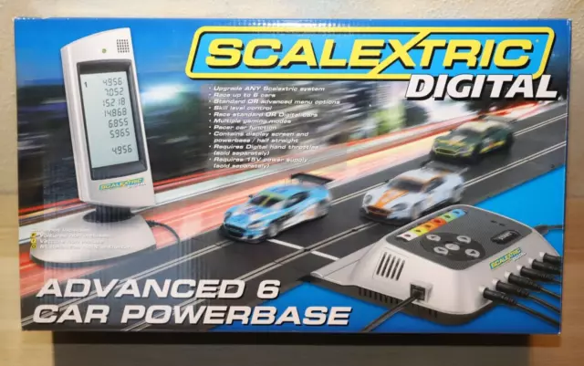 Scalextric C7042 Digital Advanced 6 Car Powerbase NEU, OVP