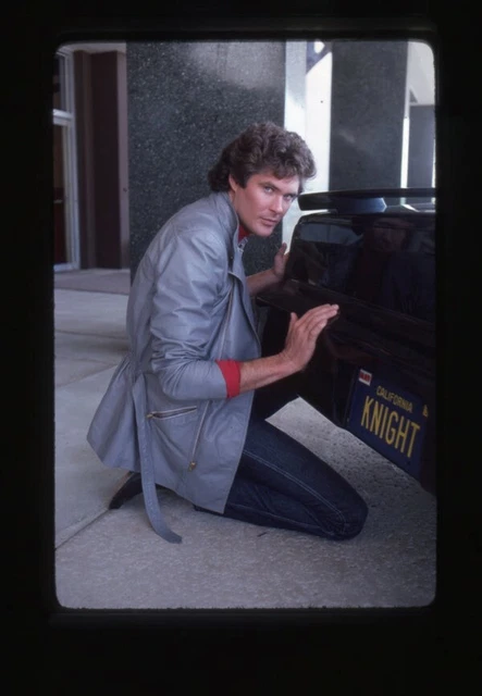 DAVID HASSELHOFF KNIGHT Rider iconico KITT auto originale timbrato ...