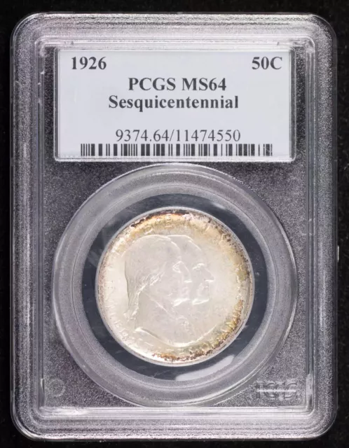 1926 P Classic Commemorative Sesquicentennial American Independence PCGS MS-64