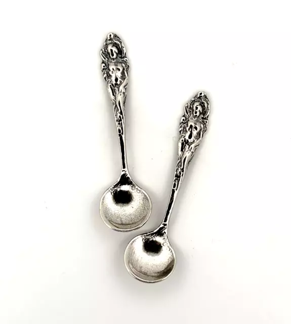 925 Sterling silver Mini Spoon-Small spoon for baby/Sugar & Salt spoon SET OF 2