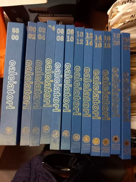 Calciatori enciclopedia panini del calcio italiano 19 volumi + 1 libro  indici