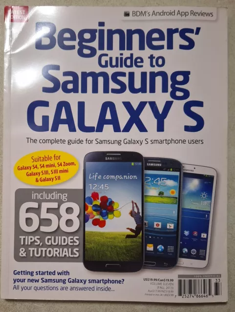 Beginners' Guide to SAMSUNG GALAXY S by BDM'S Android App Reviews Volume 11 2013