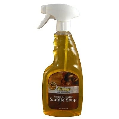 Jabón de silla de montar de glicerina líquida, 16 oz. -LGSS00P016Z