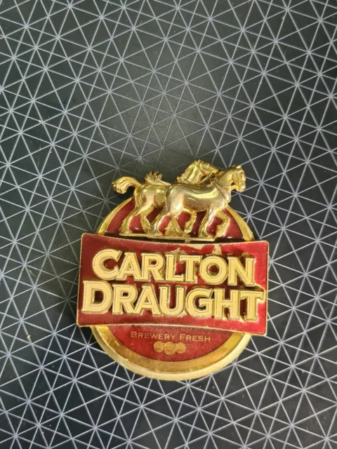 Carlton Draught Beer Badge