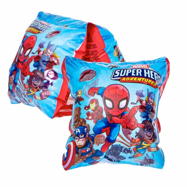 Marvel Super Héros Adventures Gonflable Eau Aile Natation Brassards (Âge 3 - 6)