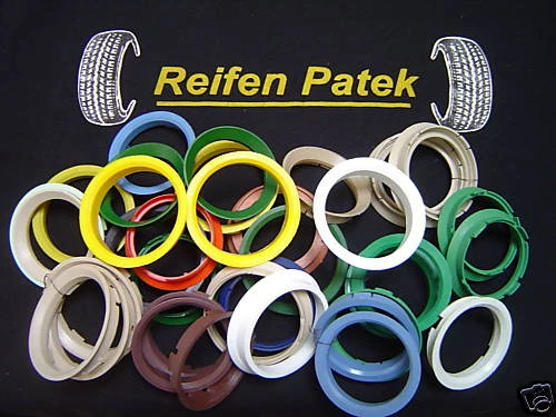 4 Zentrierringe 74,1 mm auf 57,1 mm für DBV PLW PROLINE VW AUDI SEAT SKODA hub