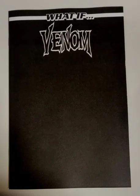 What If...? Venom #1 02/28/2024 Nm-/Vf+ Black Blank Cover Variant Marvel Comics