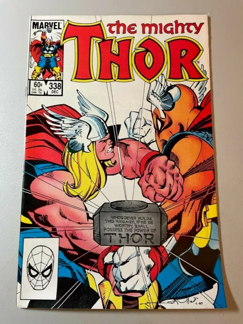 The Mighty Thor #338 - 2nd App & Origin of Beta Ray Bill / 1983 / Comic Book