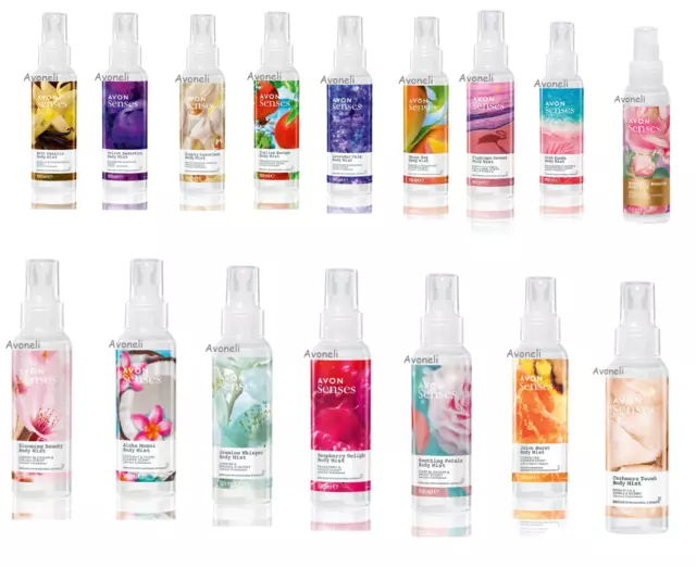 AVON NATURALS / Senses leichtes parfümiertes Körperspray Bodyspray Duftwahl