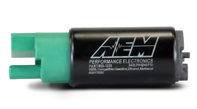 AEM High Performance 340LPH E85 High Flow In Tank Fuel Pump Kit 65mm Offset New