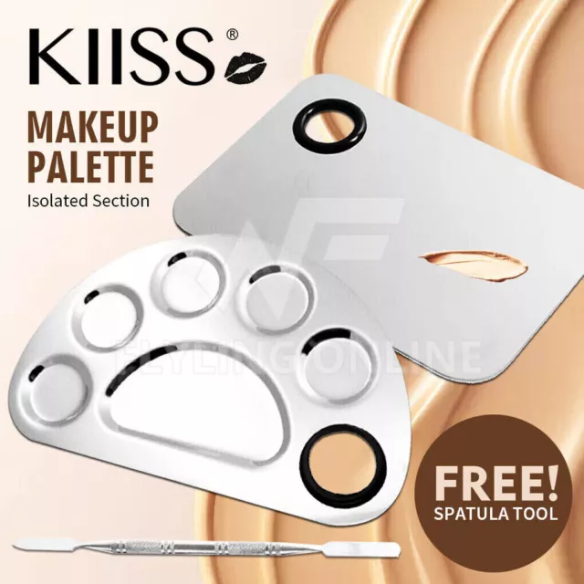Cosmetic Makeup Palette Nail Art Spatula Foundation Mixing Tool Stainless Steel