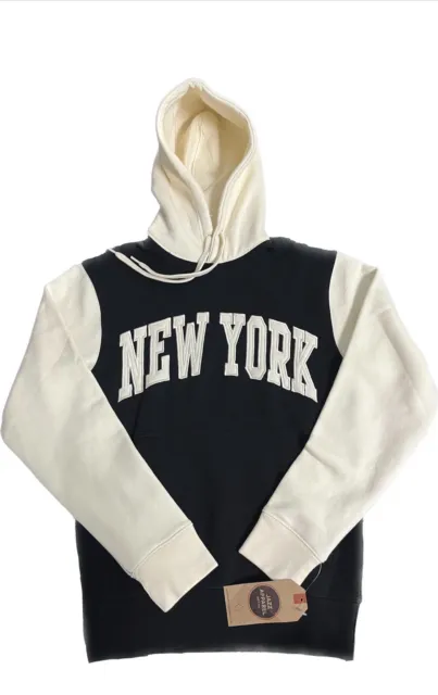 Hoodie NYC New York City Mens Pullover Size Men’s Black White nyc Sweatshirt
