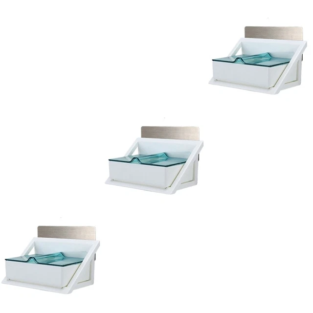 3 pezzi Gioielli Storage Rack Glasss Portabicchiere contenitore Punzonatura