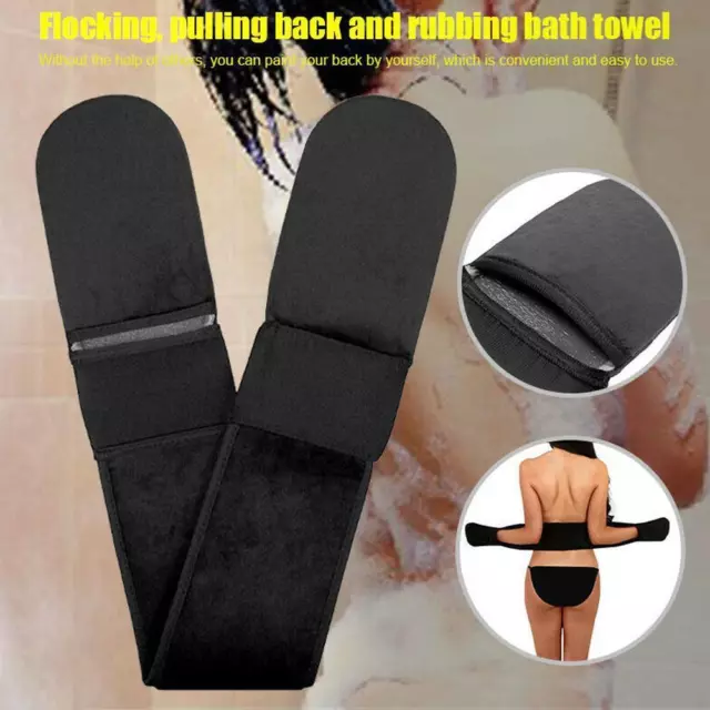 Luxury Back & Body 3 in 1 Self Tanning Mitt Fake Tan New NEWUK Applicator M8G0