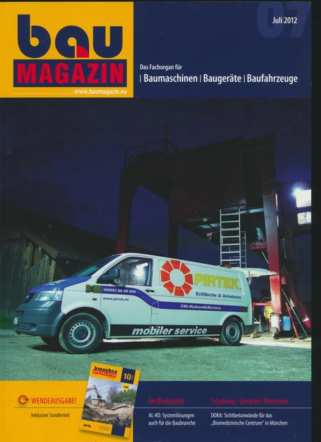 BauMagazin Juli 2012 (Titelthema: Pirtek)