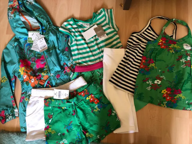 Next Girls Summer Bundle Jacket Shorts Dress Vests Size 5 Years New!