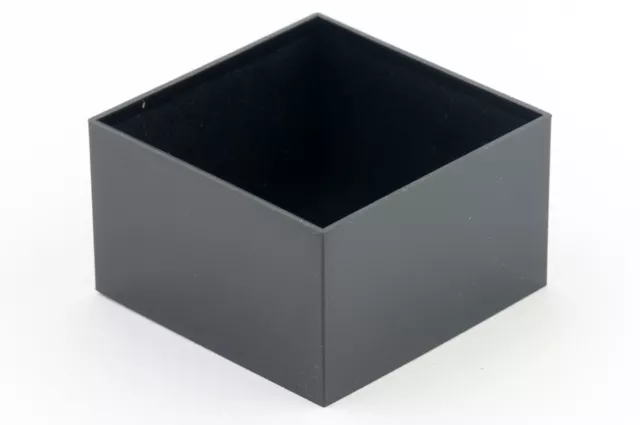 2 x Miniature Potting Boxes PB Series Black Packs of 2 All Sizes Stocked ABS Box