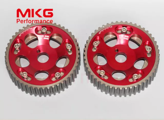 Cam Gears Timing Pulley For Toyota 1JZ 2JZ GTE Gear Supra Chaser Adjustable 2PCS