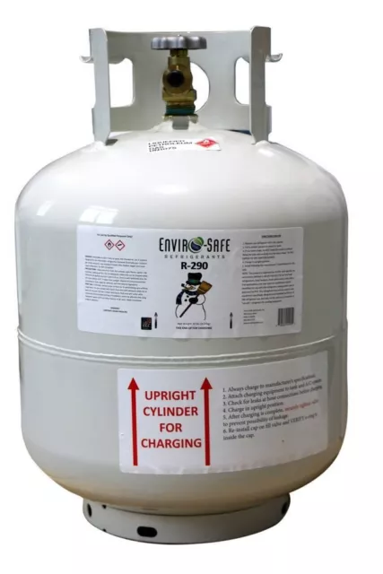Enviro-Safe R-290 Refrigerant Cylinder, 12 Lbs. Modern Refrigerant R290 "HC"