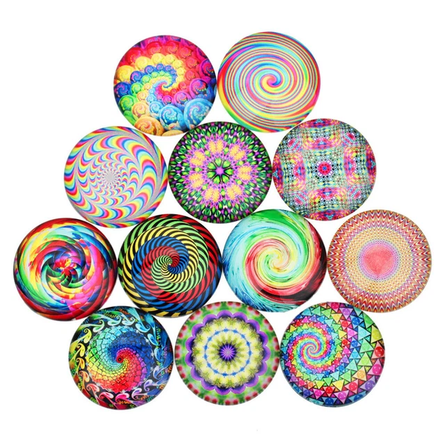 2x Mosaik Liefert Dekoration Vase Füllstoff Edelsteine Runde Flatback 8