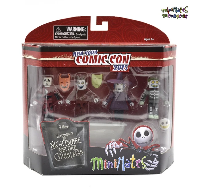 NIGHTMARE BEFORE CHRISTMAS Minimates NYCC Exclusive Lock Shock & Barrel