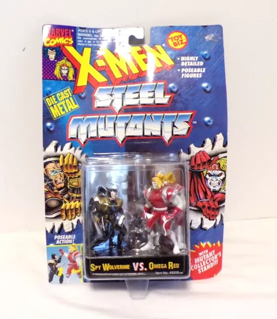 1994 Toy Biz X-Men Steel Mutants Die Cast SPY WOLVERINE VS OMEGA RED 49208
