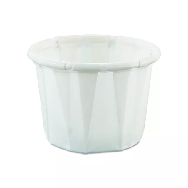 Solo Disposable Souffle Cup White Paper 0.5 oz. 250 Ct 050-2050