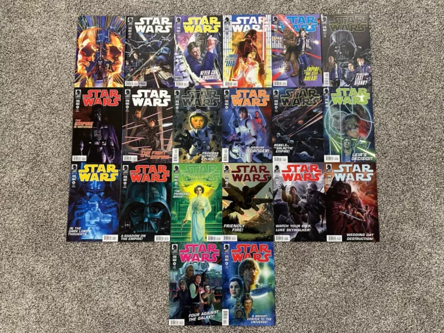 Dark Horse Star Wars 1 2 3 4 5 6 7 8 9 10 11 12 13 14 15 16 17 18 19 20 Lot