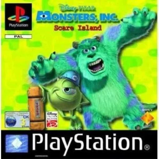 PS1 MONSTERS, Inc., Disney/Pixar Scare Island with original packaging mint condition £13.38