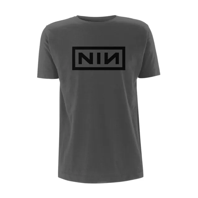 NINE INCH NAILS - CLASSIC BLACK LOGO GREY T-Shirt XX-Large