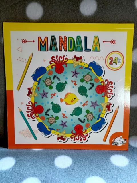 Mandala für Kinder Unterwasserwelt 24 Bilder #16620