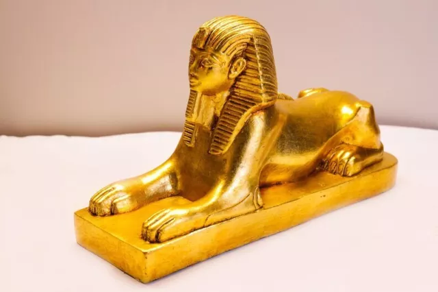 The Golden Ancient Sphinx in Giza - sphinx statue - Pharaonic Antiques 2