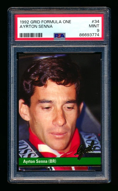 AYRTON SENNA 1992 Grid Formula One #186 McLaren F1 MP4 Honda - PSA 10