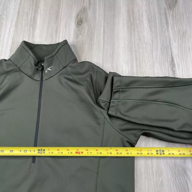 KJUS 1/2 ZIP Pullover Sweatshirt Mens Size L Large Green $44.95 - PicClick
