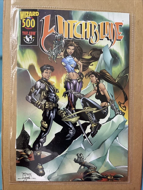 WITCHBLADE # 500 WIZARD special limited edition with COA Top Cow 1998 NM