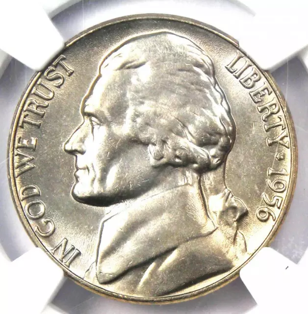 1956 Jefferson Nickel 5C (1956-P) - NGC MS67 5FS (Full Steps) - $2,250 Value!