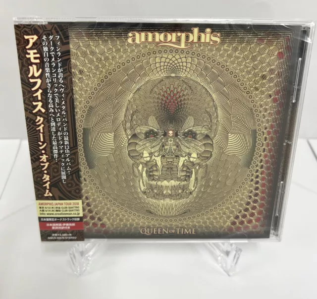 Amorphis Queen of Time Standard edition Japan Music CD Bonus Tracks