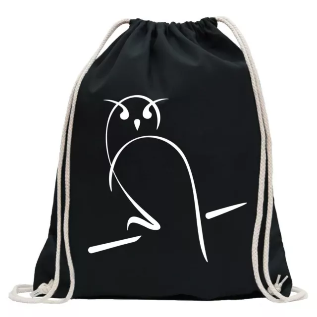 Eule Turnbeutel Fun Rucksack Sport Beutel Gymsack Ziehgurt