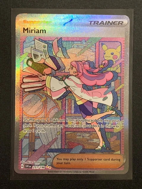 MIRIAM | 251/198 | Full Art Trainer | Scarlet & Violet Base Set | Pokemon TCG 4 69.95 - PicClick UK MIRIAM | 251/198 | Full Art Trainer | Scarlet & Violet Base Set | Pokemon TCG 4 69.95 - PicClick UK