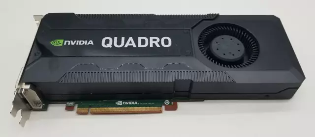 Nvidia Quadro K5000 4Gb Gddr5 Pci-E 2.0 X16 Video Graphics Bd Pny Vcqk5000-T