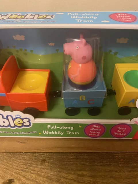 Peppa Pig Weebles Pull Along Wobilly Train 2