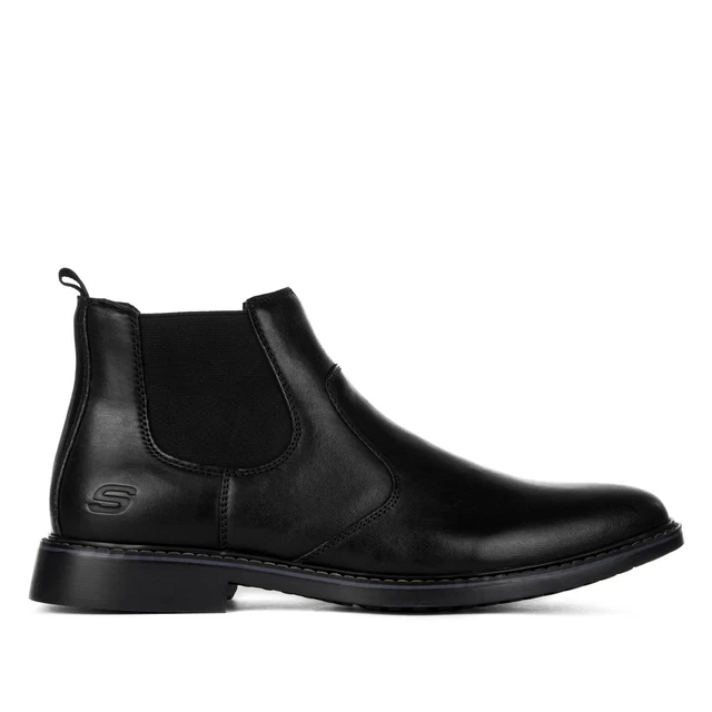 SKECHERS BREGMAN MORAGO Men's Black Trainers Walking Shoes Boots 66406