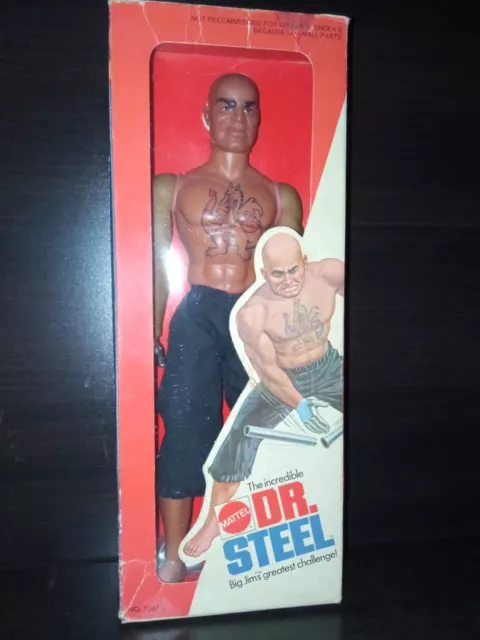 BIG JIM "DR. STEEL" - n. 7367 NUOVO - ORIGINAL BOX!