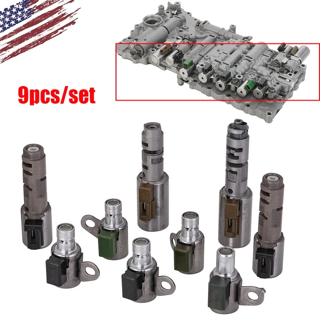 thumbnail image 2 of 9-Piece A960E 6-Speed Transmission Solenoid Set For Lexus GS300 IS300 2005-2011 2 of 6