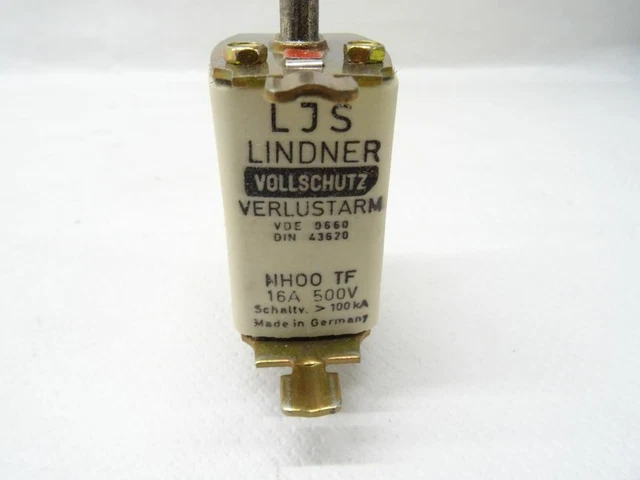 Lindner Ljs Vollschutz NH00 TF 16A/500V Verlustarm 2